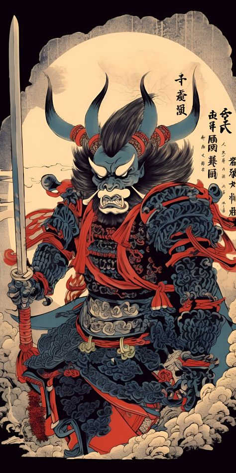 I asked AI to turn Genjis Oni skin into japanese Art Oni Japanese Folklore, Yokai Japanese Folklore Art, Traditional Japanese Demon Art, Japanese Mythology Wallpaper, Japanese Medieval Art, Oni Traditional Art, Japanese Gods Art, Traditional Japanese Art Samurai, Traditional Japanese Samurai Art