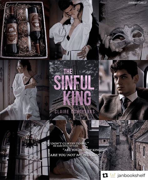 Claire Contreras on Instagram: “I can’t get over how many of you already finished reading this 😱🥰 Have you one-clicked? #Repost from @janbookshelf • 𝐓𝐡𝐞 𝐒𝐢𝐧𝐟𝐮𝐥 𝐊𝐢𝐧𝐠 is now…” The Sinful King, Sinful King, Boyfriend Inspiration, Wrote A Book, Book Hangover, I Love You Too, Literary Characters, Love You Too, Good Romance Books