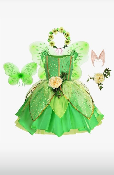 Bell Costume, Tinker Bell Costume, Tinker Bell, Clothes Style, Boys Clothes, Saint Patrick, Boys Clothes Style, Costume Dress, Kids Dress