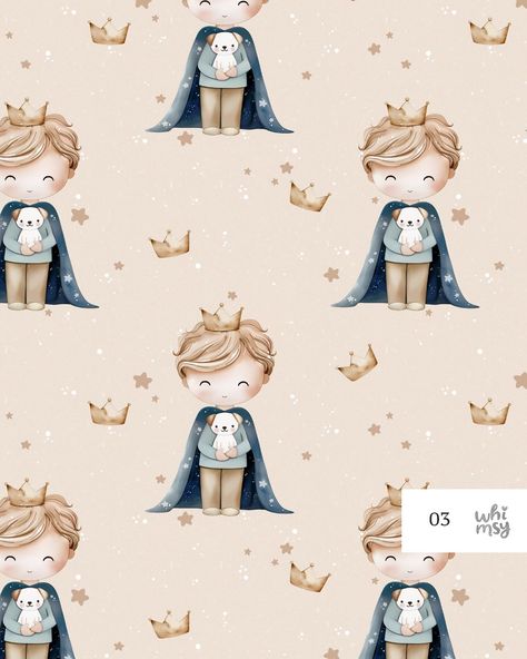 Prince Cartoon, Stencil Patterns Templates, Baby Shower Images, Custom Background, Baby Prince, Disney Princess Wallpaper, Pink Photo, Stencil Pattern, Cartoon Illustration