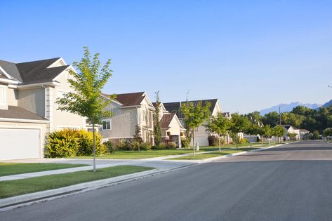 Peaceful Neighborhood. A peaceful, quiet street in a middle-class North American , #ad, #quiet, #street, #peaceful, #Peaceful, #Neighborhood #ad Creative Typography Design, Los Angeles Travel, We Buy Houses, Buying Your First Home, Home Equity, Peaceful Neighborhood, Good Neighbor, Real Estate Tips, Keller Williams Realty