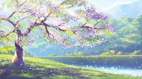 Spring Scenery, Anime Places, Anime City, Scenery Background, Real Anime, Fantasy Art Landscapes, Fantasy Concept Art, Wallpaper Pictures, Beautiful Backgrounds