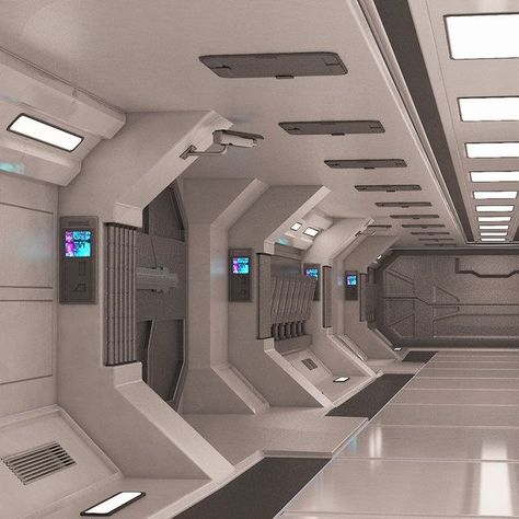 Sci Fi Corridor, Nether Tunnel, Sci Fi Spaceship Interior, Sci Fi Office, Spaceship Corridor, Scifi Corridor, Space Station Interior, Sci Fi Room, Sci Fi Spaceship