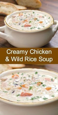 Creamy Chicken Rice, Creamy Chicken And Wild Rice, Creamy Wild Rice Soup, Chicken And Wild Rice Soup, Wild Rice Soup Recipes, Chicken Wild Rice, Stovetop Chicken, Recipe Crockpot, Chicken Wild Rice Soup