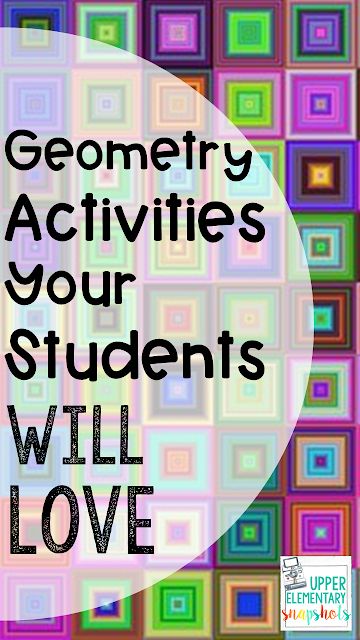 3rd Grade Geometry Activities, High School Language Arts, Teaching Geometry, Geometry Activities, Algebraic Thinking, Math Materials, Third Grade Classroom, Math Center Activities, Math Test Prep