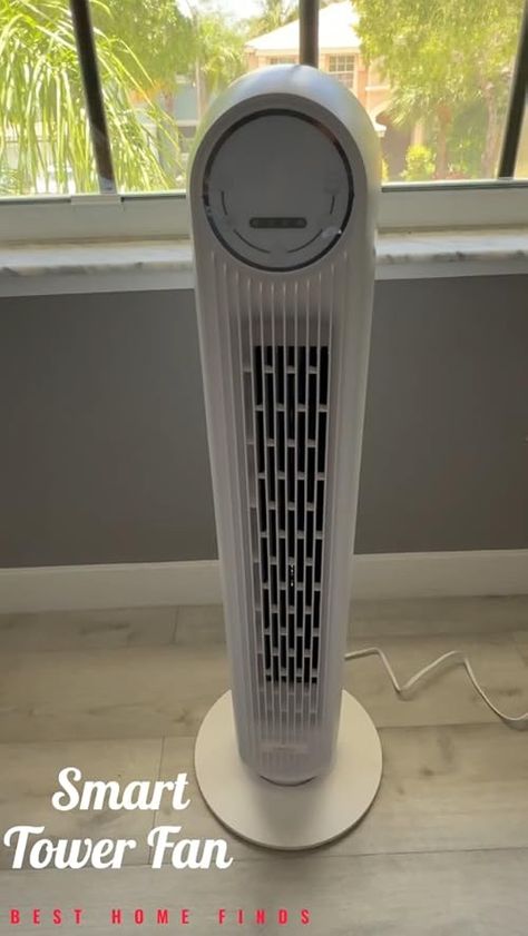 Check out this video Smart Tower Fan to keep you cool and comfortable!  from Ashley Ayuso Tower Fan, Keep Your Cool, Amazon Finds, Home Organization, Tower, Fan, Bed, Home Organisation