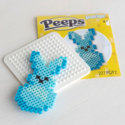 Easter Pearl Beads, Peep Perler Beads, Fun Perler Bead Patterns, Perler Bunny, Perler Bead Easter Patterns, Easter Perler Beads, Bunny Perler Beads, Perler Bead Easter, Perler Beads Animals