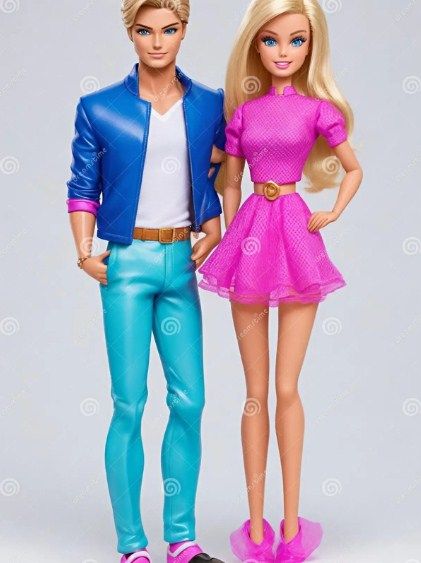 Barbie and Ken cartoon characters. Disney dolls. Created by AI. More pictures on https://www.dreamstime.com/cartoon-characters-colldet68164 Blond Characters, Cartoon Characters Disney, Characters Disney, Disney Dolls, Boy And Girl, Single Person, Barbie And Ken, 3d Animation, Girl Dolls