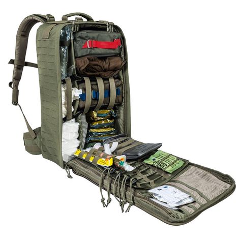 Tasmanian Tiger TT First Responder Move On MKII Backpack System - Soldier Systems Daily Medical Backpack, Tactical Medic, Tasmanian Tiger, Tactical Wear, Medical Bag, Apocalypse Survival, Medical Products, Tactical Equipment, Tactical Survival