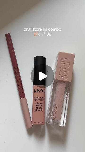 Rebecca on Instagram: "will always love a good drugstore lip combo 🤍 

@maybelline lifter liner in big lift + lifter gloss in 002 ice 
@nyxcosmetics soft matte lip cream in cairo 

-

#makeup #beauty #drugstoremakeup #lipcombo #lipliner #lipgloss #maybelline #nyxcosmetics" Maybelline Lifter Gloss Lip Combo, Nyx Lip Liner And Lipstick Combo, Lip Combo Ideas, Maybelline More Buff, Lipliner Combo, Nyx Los Angeles Lip Liner, Lipgloss Maybelline, Natural Lip Combo, Lip Combos Drugstore