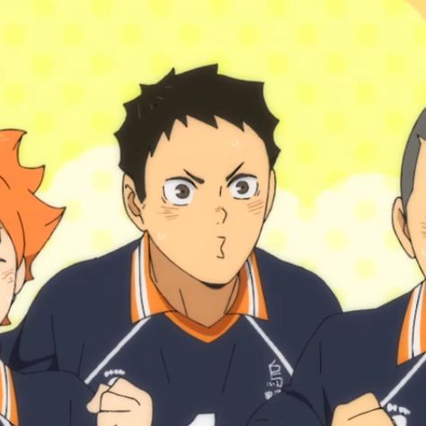 Daichi Sawamura Icons, Daichi Haikyuu, Haikyuu Daichi, Haikyuu Season 4, Sawamura Daichi, Watch Haikyuu, Daichi Sawamura, Simplistic Wallpaper, Haikyuu Meme