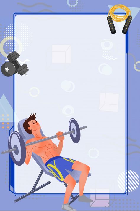 Male Gym Workout Scene Physical Fitness Background Wallpaper, Physical Fitness Background, Gym Advertising, Gym Background, Fitness Backgrounds, Gym Icon, Gym Center, Fitness Wallpaper, Gym Wallpaper