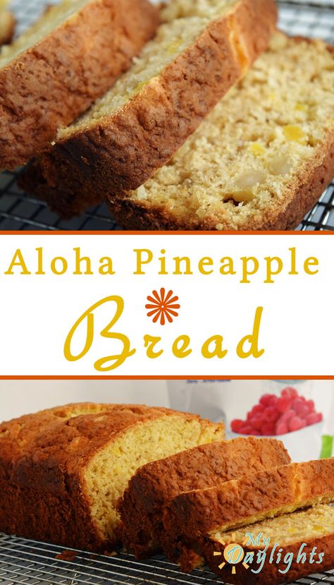 Pineapple Bread, Sugar Replacement, Trip To Hawaii, Pineapple Recipes, Pineapple Coconut, Sweet Breads, Bread Cake, Dessert Bread, Macadamia Nuts