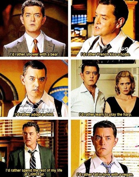 Carlton Lassiter “I'd Rather” Quotes (Psych) Lassiter Psych, Psych Funny, Mon Son, Psych Memes, Psych Quotes, Real Detective, Carlton Lassiter, Psych Tv, Greatest Movies