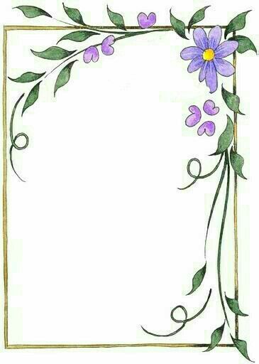 Easy Flower Border Drawing, Unique Border Design On Paper, Border Design For Project On Paper, Project Introduction Page Design, Index Page Design For Project File, Introduction For Project, Floral Page Borders, Project Paper Border Designs, Floral Border Design Drawing