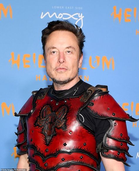 It's not clear what Musk was supposed to be dressed as for Klum's celebration Maye Musk, Tesla Ceo, Monday Evening, Black Halloween Dress, Halloween Express, World Government, New Twitter, Halloween Outfit, Heidi Klum