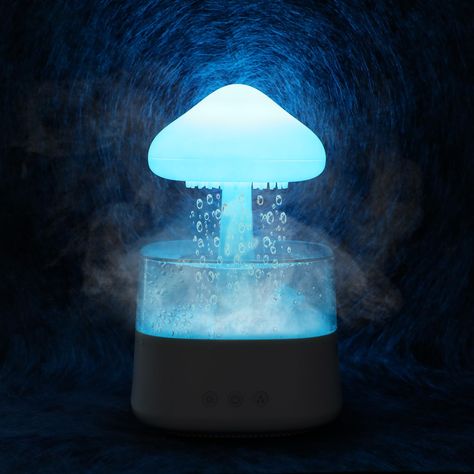 PRICES MAY VARY. Sleep and Relaxation Aid: This rain cloud humidifier creates a soothing rain sound and customizable white noise that can help you relax, sleep better, and reduce stress. It's perfect for creating a calming atmosphere in your bedroom, living room, or office Adjustable Rain Size: With the adjustable rain size function, you can customize the intensity of the rain sound according to your preferences. This feature ensures that you get the perfect ambiance for your relaxation or conce Desk Fountain, Cloud Humidifier, Led Lights White, Cloud Night Light, Room Humidifier, Rain Sounds For Sleeping, Humidifier Essential Oils, Water Drip, Led Color Changing Lights