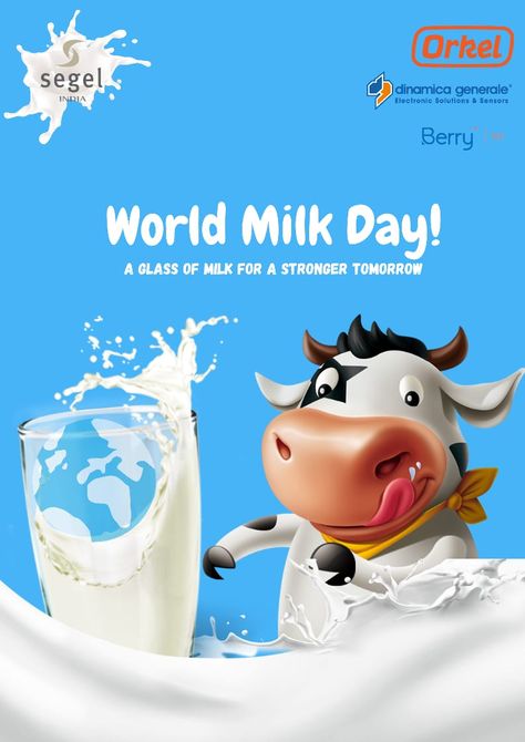 "Twenty years ago, World Milk Day was established by the Food and Agriculture Organisation of the United Nations to recognize the importance of milk as a global food, and to celebrate the dairy sector.  The aim is to educate people about the importance of milk in our life and society. Milk is one of the global foods, which is celebrated as a superfood all around the globe, figuratively and literally. To know more Call us for info at +91-8527354377/8826421172 or mail sales@segelindia.com. World Milk Day, Precision Agriculture, Vitamin Packs, Global Food, Global Recipes, United Nations, Glass Of Milk, Agriculture, The Globe