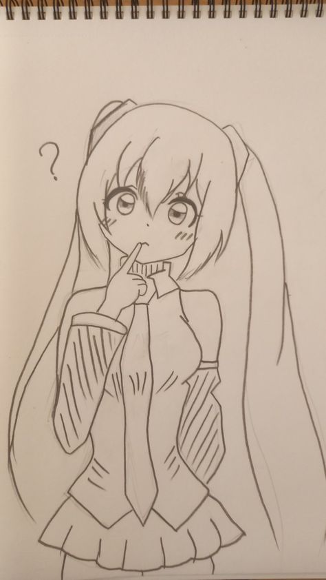 I drew from pinterest only just copied in my sketch book Cute People Drawings Kawaii, Toga Drawings Easy, Anime Art Simple Drawing Idea Easy, Simple Anime Drawings For Beginners, Food Drawing Sketches Easy, Sketches Of People Easy, Cute Anime Sketch Easy, Miku Hatsune Drawings, School Sketches Doodles