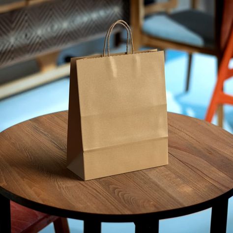 Free Kraft Paper Bag Mockup PSD Paper Bag Mockup, Free Mockup Templates, Kraft Bag, Bag Mockup, Mockup Templates, Mockup Free Psd, Free Mockup, Mockup Psd, Free Psd