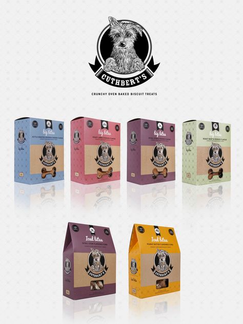 Creative design and development of dog biscuit packaging. Biscuit Packaging, Dog Biscuit, Dog Biscuits, Oven Baked, Brand Identity, Packaging Design, Creative Design, Biscuits, Packaging