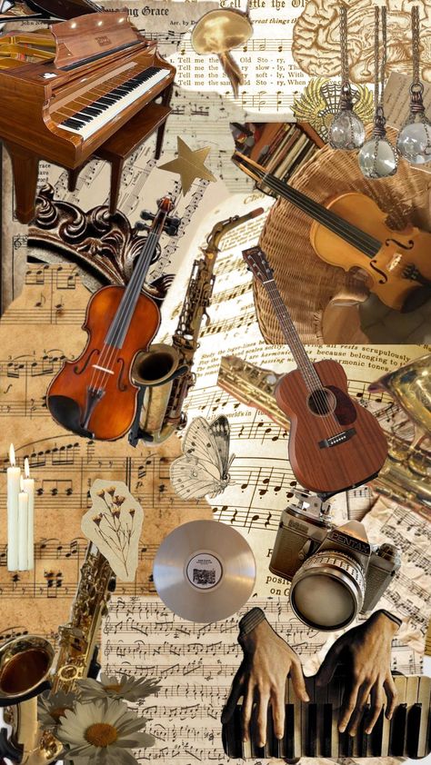 🎷🎻🎹 Twelve Dancing Princesses, Violin Art, Cello Music, Scrapbook Printing, Jazz Art, Music Collage, Violin Music, Music Aesthetic, Music Wallpaper