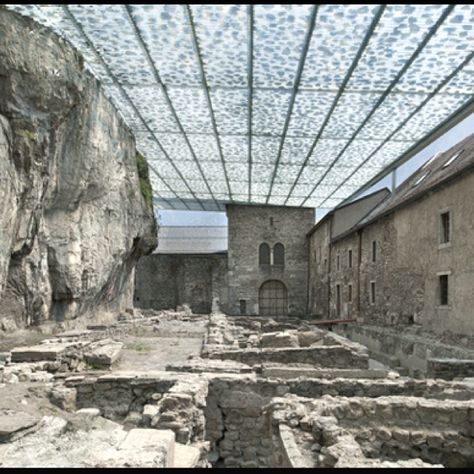 Roof Conservation Architecture, Ruins Architecture, Genius Loci, Adaptive Reuse, Museum Architecture, Glass Roof, Architecture Old, Old Stone, Archaeological Site