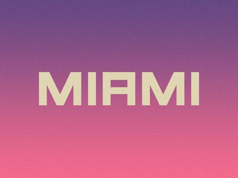 Miami Typography, Saved Pins, Miami Design, Portfolio Design, Creative Professional, Global Community, Miami, Typography, Pins