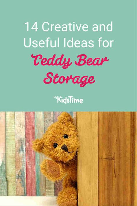 14 Creative and Useful Ideas For Soft Toy and Teddy Bear Storage Teddy Organization, Teddy Bear Organization Ideas, Teddy Bear Storage Ideas, Soft Toy Storage Ideas, Teddy Bear Storage, Stuffed Animal Storage Zoo, Teddy Storage, Bear Storage, Small Soft Toys