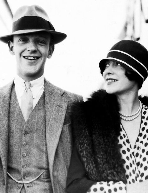 famed dancer Adele Astaire and her younger brother, Fred | c. 1928 Adele Astaire, Fred And Ginger, Josephine Baker, Ginger Rogers, Gene Kelly, Old Hollywood Stars, Fred Astaire, 20s Fashion, Matthew Mcconaughey