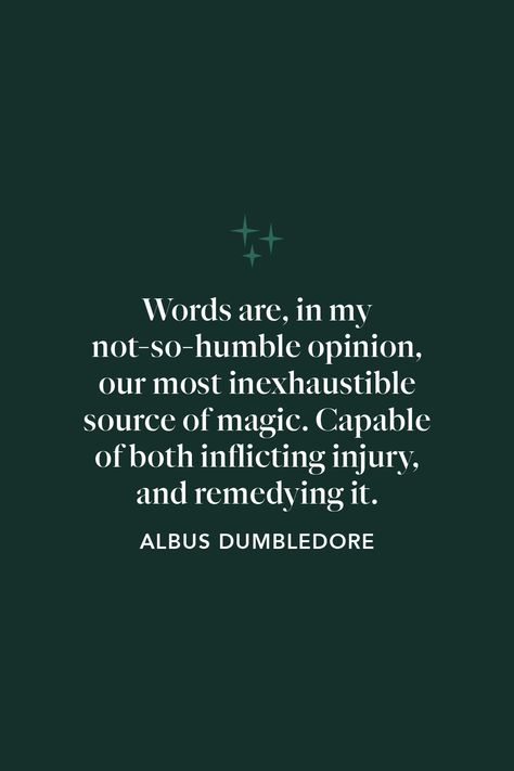 Quotes About Words, Best Harry Potter Quotes, Harry Potter Quotes Inspirational, Famous Friendship Quotes, Hp Quotes, Dumbledore Quotes, Funny One Liners, Potter Quotes, Quotes On Love