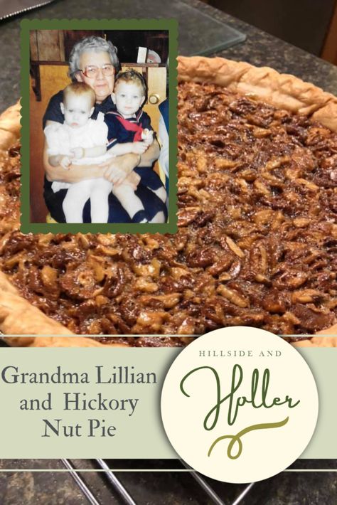 Hickory Nut Pie Recipe, Shagbark Hickory Nut Recipes, Hickory Nut Pie, Hickory Nut Recipes, Hickory Nuts Uses, Hickory Syrup, Appalachian Women, Nut Pie, Appalachian Recipes