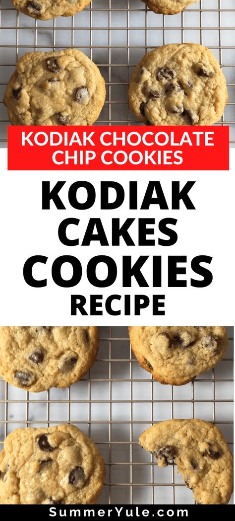 Kodiak Pumpkin Chocolate Chip Cookies, Kodiak Cake Energy Balls, Kodiak Jack Recipes, Kodiak Cookie Dough, Kodiak Cake Breakfast Casserole, Kodiak Cake Pumpkin Cookies, Chocolate Chip Cookies With Protein Powder, Macro Friendly Chocolate Chip Cookies, Kodiak Cake Dessert Recipe