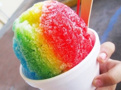 Snow Cone Syrup, Sno Cones, Carnival Food, Snow Cone, Milk Shakes, Snow Cones, Taste The Rainbow, Shaved Ice, Fair Food Recipes