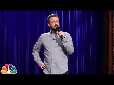 (1) Nate Bargatze Stand-Up - YouTube Stand Up Comedy Videos, Nate Bargatze, Hollywood Cinema, Hollywood Gossip, Origin Story, The Tonight Show, Stand Up Comedians, Tonight Show, Motivational Speeches