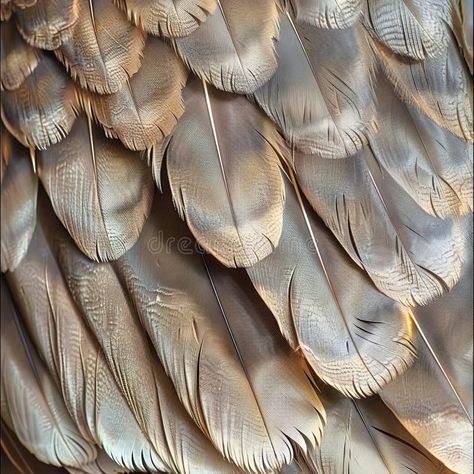 Owl Feathers Background, Brown Plumage, Hawk Wings Texture with Copy Space, a Bird of Prey Feathers royalty free stock photography Wings Texture, Feather Aesthetic, Feathers Background, Hawk Wings, Owl Feathers, Feather Background, Owl Wings, Background Brown, Feather Texture