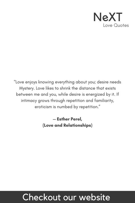 Esther Perel Quotes, Esther Perel, Relationships Quotes, Love And Relationships, Everything About You, Healthy Relationship Advice, Food For Thought, Healthy Relationships, Relationship Advice