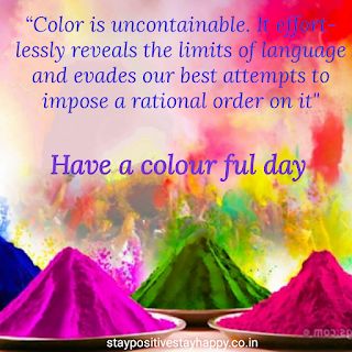 Holi Thoughts, Holi Quotes, Thought Wallpaper, Happy Holi Quotes, Enjoy Quotes, Color Quotes, Holi Festival, Happy Holi, Stay Happy