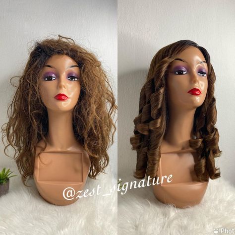 Revamping Old Wig, Hair Revamping, Send It, You Gave Up, Beauty Brand, Wigs, Long Hair Styles, Collage, Hair Styles