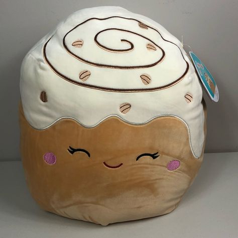 Squishmallows Chanel The Cinnamon Roll Plush Size - 16” Condition - Brand New With Tags. Typically Ships Within 2 Business Days. Any Questions Don’t Hesitate To Ask. Cinnamon Roll Plush, Rainbow Plush, Heart Plush, Brown Puppies, Cute Squishies, Monkey Stuffed Animal, Dog Stuffed Animal, Elephant Plush, Kawaii Plushies