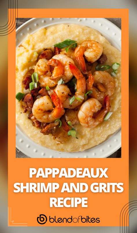 Papadeaux Recipes Shrimp And Grits, Shrimps And Grits Recipe, Bobby Flay Shrimp And Grits Recipe, Fried Grits Recipe, Pappadeaux Shrimp And Grits Recipe, Pappadeaux Recipe Copycat, Shrimp And Grits Recipe Southern, Papadeaux Recipes, Savory Grits Recipe