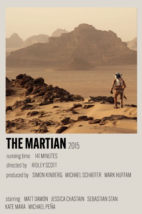 the martian minmalist poster alternative poster tumblr aesthetic movie poster matt damon movie #aesthetic #movieposter #alternativeposter #minimalistposter The Martian Movie, Martian Movie, Matt Damon Movies, Aesthetic Movie, Classic Films Posters, Movie Nerd, Movie Card, Movie Aesthetic, Film Posters Vintage