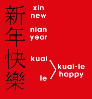 How to write "Happy New Year" in Chinese Happy New Year In Chinese, Xin Nian Kuai Le, Random Holidays, Chinese New Year Traditions, New Years Song, New Year Symbols, Chinese Holidays, Chinese Mandarin, Celebration Around The World