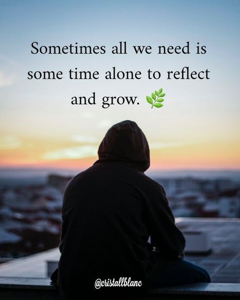 Sometimes, taking a break and spending some time alone can help us gain clarity, find inner peace, and focus on personal growth. By removing distractions and external influences, we can reflect on our thoughts, feelings, and experiences, which can lead to self-discovery and a deeper understanding of ourselves. This can help us grow and develop as individuals.🌿 Time Alone, Find Inner Peace, Finding Inner Peace, Taking A Break, Take A Break, Self Discovery, Inner Peace, Personal Growth, Feelings