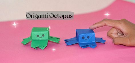 Origami Octopus, Paper Octopus, Diy Octopus, Make Paper, How To Make Paper, How To Make An, Octopus, Origami, Step By Step