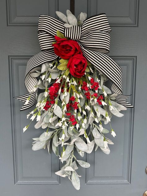 This Wreaths item by SwagBoutiquebyShan has 326 favorites from Etsy shoppers. Ships from Coulee City, WA. Listed on Aug 7, 2024 Chic Wreaths For Front Door, Summer Door Swag, Themed Christmas Wreaths, All Occasion Wreaths, All Year Wreath, Outside Porch Christmas Decor, 2024 Wreath Trends, Interior Front Door Decor, Wreath Ideas Year Round