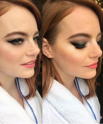 Emma Stone Eyes, Emma Stone Makeup, Easy Cat Eye, Cat Eye Makeup, Makeup Services, Celebrity Makeup Artist, Look Of The Day, Eye Makeup Tips, Angel Face