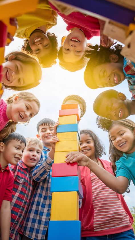 🌟 Friendship Building Fun! 🌟  Social skills are honed through cooperative play and group activities that foster lasting friendships. 💖  Let's nurture those connections and watch our little ones thrive together!  #FriendshipBuilding #SocialSkills #EarlyChildhoodEducation #GroupActivities #CooperativePlay #ChildDevelopment #EarlyLearning #KidsFun #Playtime #BuildingBonds #HappyKids #FriendshipGoals #LearningTogether #Teamwork #EarlyYears #KidsActivities #ChildhoodFriendships #EducationMatters Natural Pool, Group Activities, Learning Games, Friendship Goals, Childhood Friends, Early Childhood Education, Teaching Tips, Child Development, Learning Centers