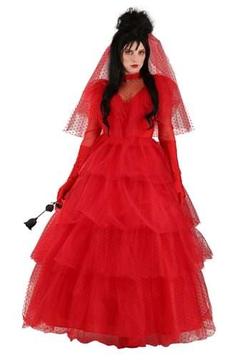 Lydia Deetz Costume, Wedding Dress Red, Beetlejuice Costume, Red Veil, Wedding Dress Costume, Fun Costumes, Red Wedding Dress, Hoop Skirt, Tulle Veils