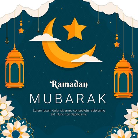 Free Vector | Flat ramadan celebration illustration Raya Card Design, Raya Card, Celebration Illustration, Poster Backgrounds, Ramadan Celebration, Beautiful Flowers Photography, Hari Raya, Banner Template, Vector Photo